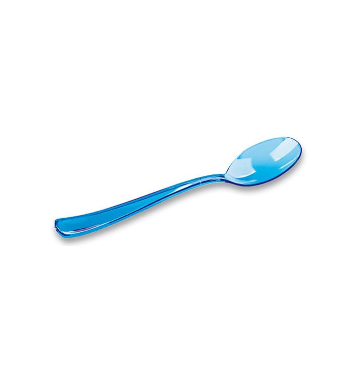 Cuchara de Plastico Premium Turquesa 160mm (180 Uds)