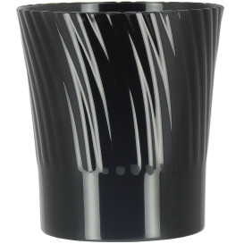 Vaso Plastico Degustacion Negro 165ml (432 Uds)