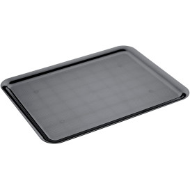 Bandeja Plastico Tray Negra 37x50cm (24 Uds)