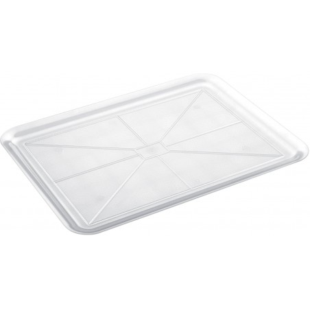 Bandeja Reutilizable PS Tray Transparente 37x50cm (4 Uds)
