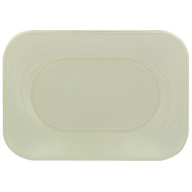 Bandeja de Plastico PP "X-Table" Perla 330x230mm (60 Uds)