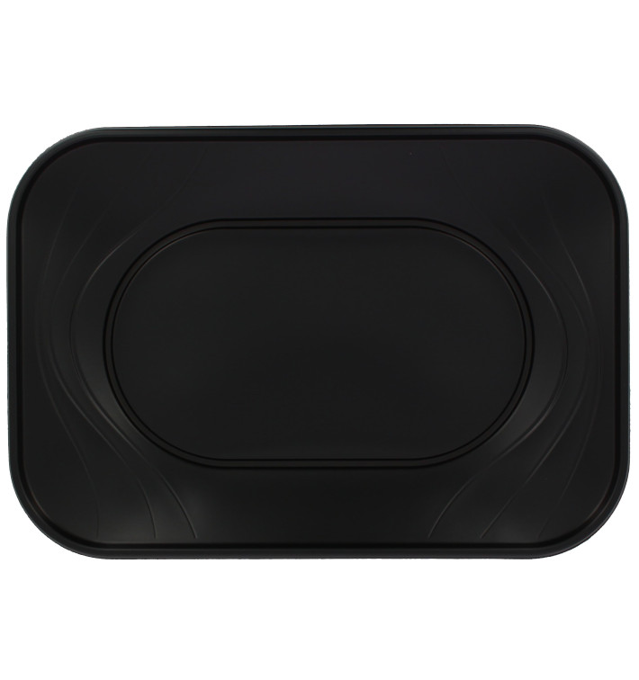 Bandeja de Plastico PP "X-Table" Negro 330x230mm (2 Uds)