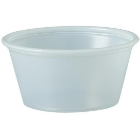 Tarrina de Plastico PS para Salsas 60ml Ø62mm (250 Uds)