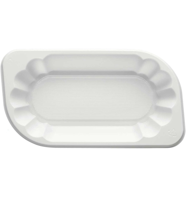 Bandeja de Plastico PS Blanca 250ml (1500 Uds)
