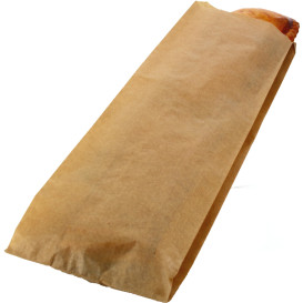 Bolsa de Papel Kraft 9+5x32cm (250 Unidades)