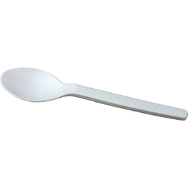 Cucharilla Café Biodegradable PLA Natural 120mm (50 Uds)