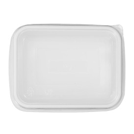 Tapa de Plastico Transp. para Bandeja 127x91x42mm (100 Uds)