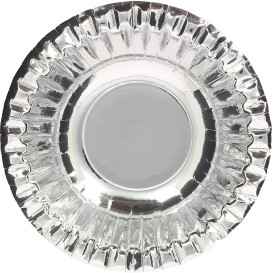 Bol de Cartón "Party" Plata Ø160mm (6 Uds)