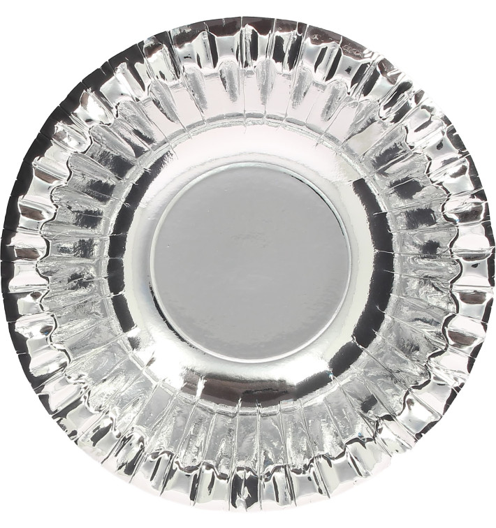 Bol de Cartón "Party" Plata Ø160mm (90 Uds)
