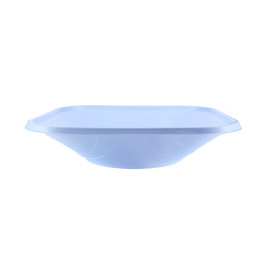 Bol de Plastico PP "X-Table" Cuadrado Violeta 180x180mm (8 Uds)