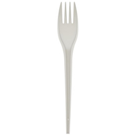 Tenedor Biodegradable PLA Blanco 175mm (405 Uds)