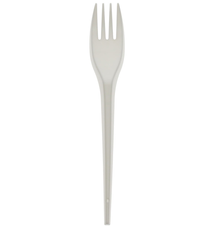 Tenedor Biodegradable PLA Blanco 175mm (405 Uds)