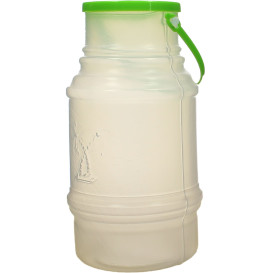 Garrafa Transp. Translúcida con Asa 1000 ml (10 Uds)