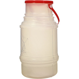 Garrafa Transp. Translúcida con Asa 1000 ml (10 Uds)