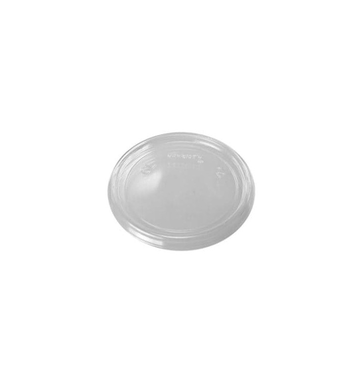 Tapa Plana de Plastico Transparente Ø7,4cm (100 Uds)