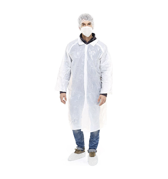 Kit de protección Polietileno 4 piezas Blanco (100 Kits)