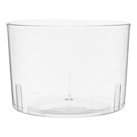 Vaso Tubo Reutilizable PS Cristal 240ml (12 Uds)