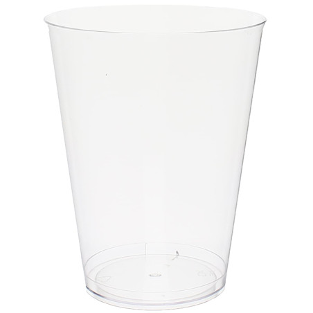 Vaso Tubo Reutilizable PS Cristal Sidra 500ml (25 Uds)