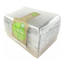 Kit Bandejas Caña de Azúcar+tapa 220x160x60mm (1 Kit)