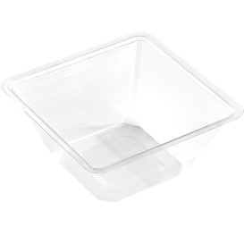 Bol mini de Plástico PET 250ml 90x90x60mm (50 Uds)