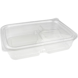 Bol Plástico Inviolable 3C PET 700ml 22x16x4cm (75 Uds)