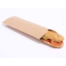 Envase para Bocadillo Kraft con Abre Fácil (25 Unidades)