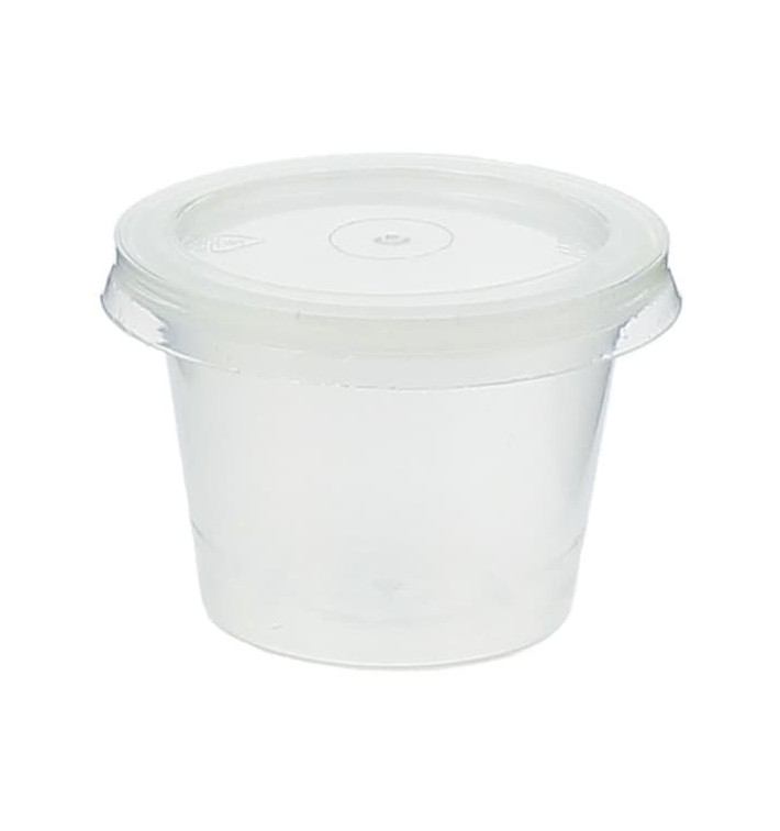 Tarrina Plastico Salsas con Tapa 33ml (100 Uds)