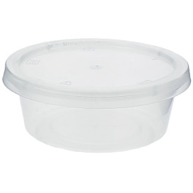 Tarrina Plastico Salsas con Tapa 85ml (100 Uds)