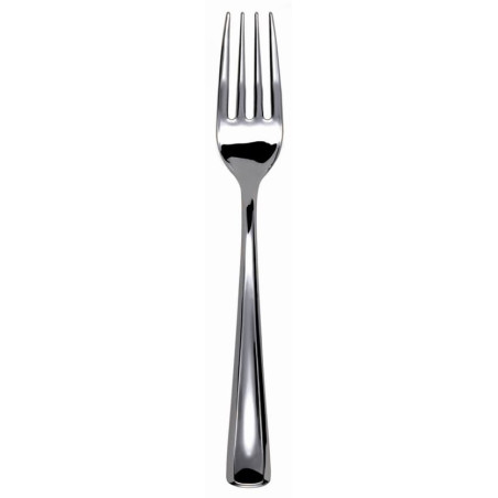 Tenedor de Plástico Metalizado 190mm (500 Uds)