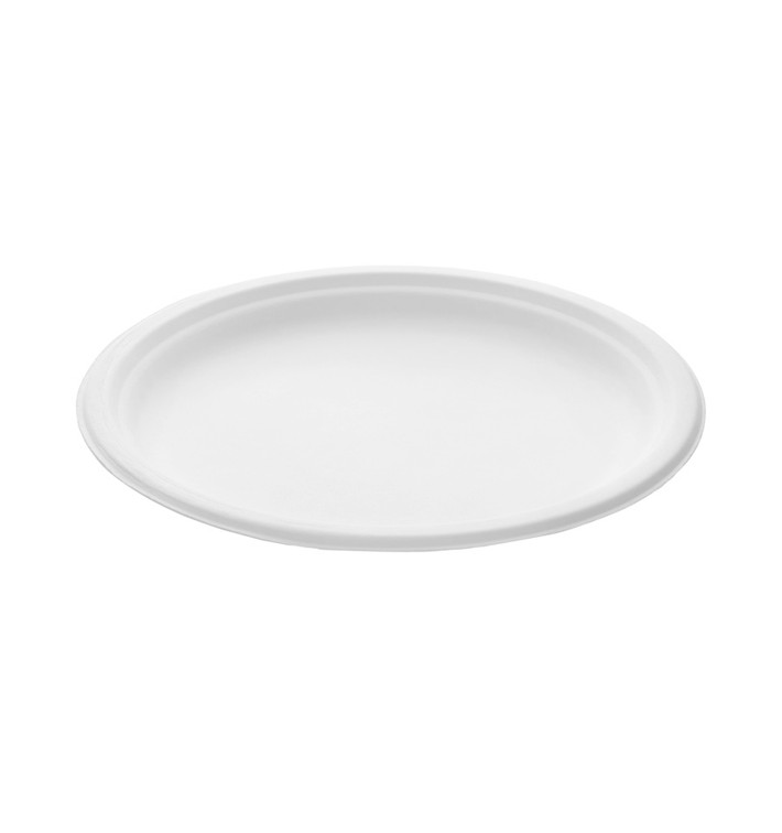 Plato Caña de Azucar Blanco Ø260mm (400 Uds) Plato Caña de Azucar Blanco Ø260mm (400 Uds)