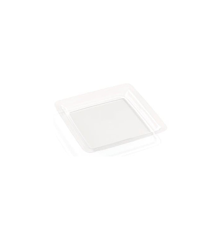 Plato Plastico Extra Rigido Transparente 22,5x22,5cm (72 Uds)