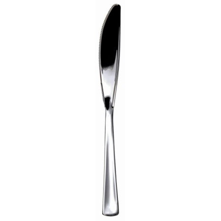 Cuchillo de Plástico Metalizado 200mm (10 Uds)