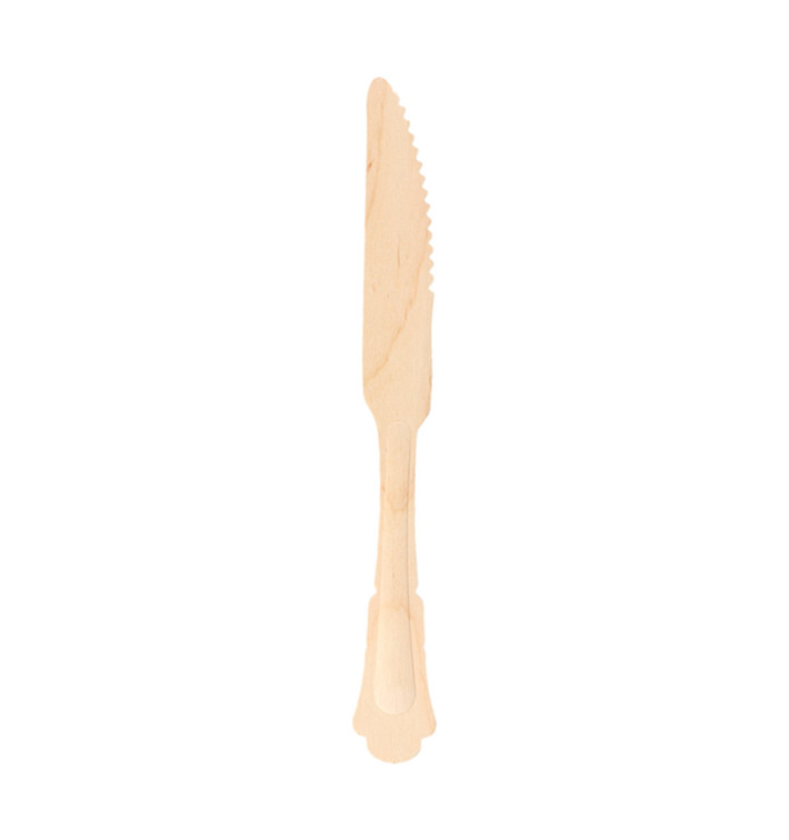 Cuchillo de Madera Clasica 200mm (100 Uds)