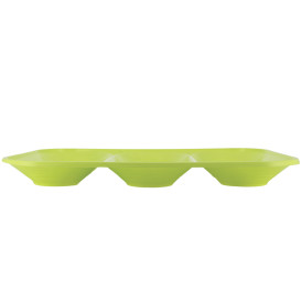 Bandeja de Plastico PP "X-Table" 3C Lima 330x230mm (2 Uds)