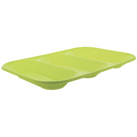 Bandeja de Plastico PP "X-Table" 3C Lima 330x230mm (30 Uds)