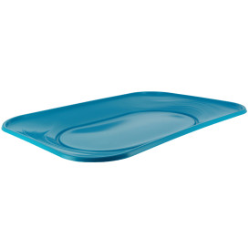 Bandeja de Plastico PP "X-Table" Turquesa 330x230mm (2 Uds)