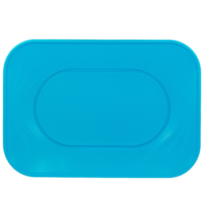 Bandeja de Plastico PP "X-Table" Turquesa 330x230mm (2 Uds)