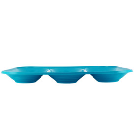 Bandeja de Plastico PP "X-Table" 3C Turquesa 330x230mm (2 Uds)