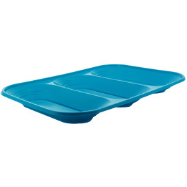 Bandeja de Plastico PP "X-Table" 3C Turquesa 330x230mm (2 Uds)