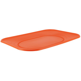 Bandeja de Plastico PP "X-Table" Naranja 330x230mm (2 Uds)