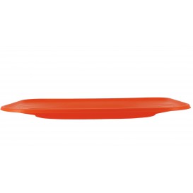 Bandeja de Plastico PP "X-Table" Naranja 330x230mm (2 Uds)