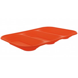 Bandeja de Plastico PP "X-Table" 3C Naranja 330x230mm (30 Uds)