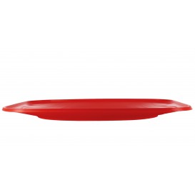 Bandeja de Plastico PP "X-Table" Rojo 330x230mm (2 Uds)