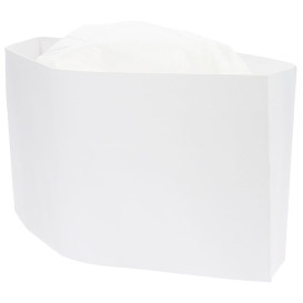 Gorro Cocinero Barco Papel  Blanco (1000 Uds)
