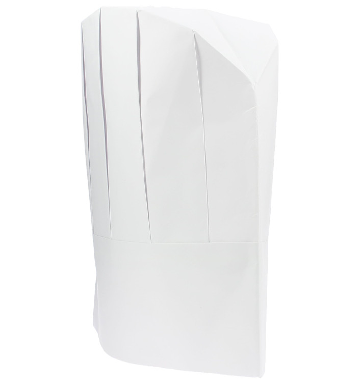 Gorro Cocinero Continental  Infantil Papel  Blanco (400 Uds)
