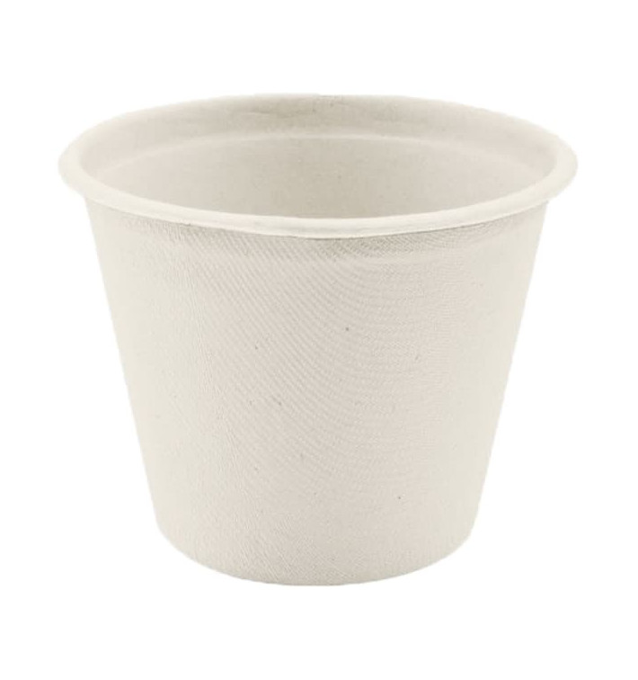 Tarrina de Caña de Azucar Blanca 450ml (600 Uds)
