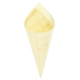 Cucurucho de Madera de Abedul 80mm (50 Uds)