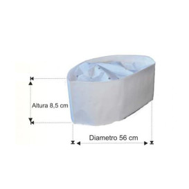 Gorros de Polipropileno Acordeon Azules 100 Uds.