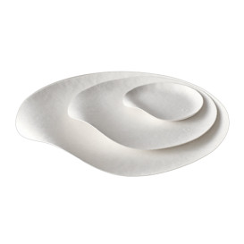 Plato Wasara Blanco Biodegradable Maru S (100 Uds)