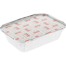 Tapa para Bandeja Aluminio 3C. 360ml (500 Uds)